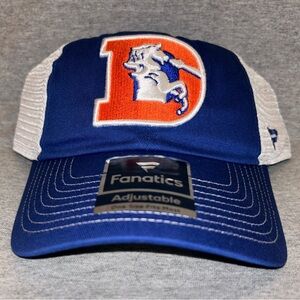 🏈🐎 Denver Broncos Retro NFL Football Two-Tone Mesh SnapBack Hat 🐎🏈